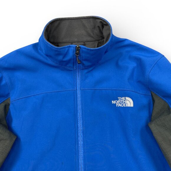 The North Face Blue Fleece Lined Soft Shell Jacket Men's XL - Picture 6 of 12